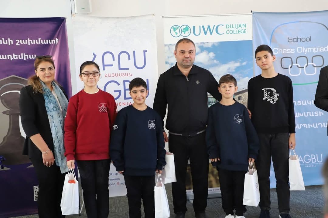 Դիլիջան քաղաքում ավարտվեց դպրոցականների շախմատի օլիմպիադայի հանրապետական փուլը